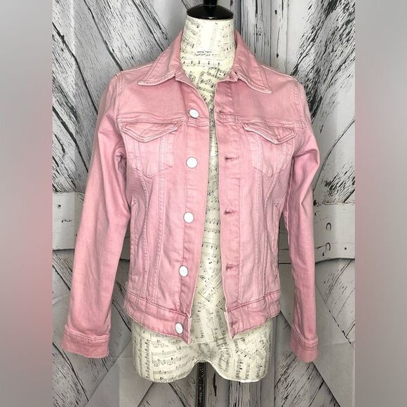 Warp + Weft Jean Jacket Pink XS - Picture 1 of 9